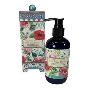 Michel Design Works Wild Berry Blossom Moisturizing Hand Body Lotion 8oz Box New
